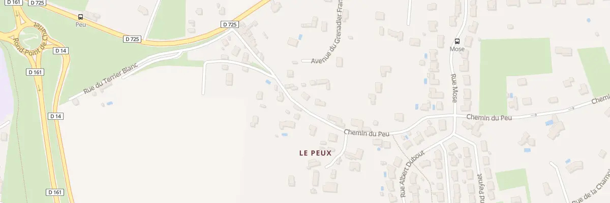 Plan du 19 Che du Peu à Châtellerault
