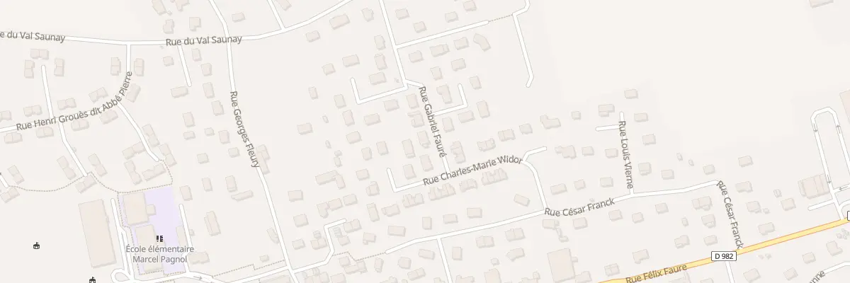 Plan du 3 Rue Gabriel Faure à La Frénaye