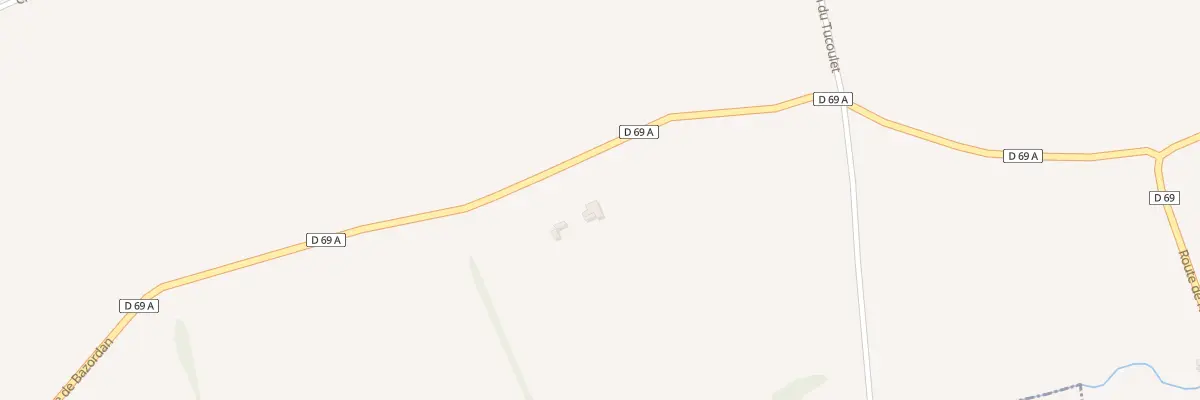 Plan du 555 Rte de Bazordan à Saint-Loup-en-Comminges