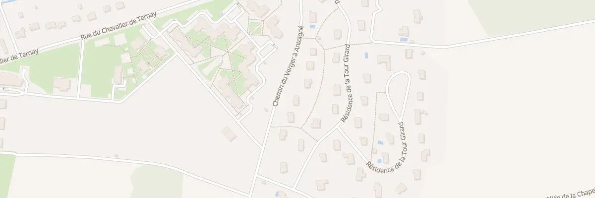 Plan du 86 Che du Verger à Antoigné à Châtellerault