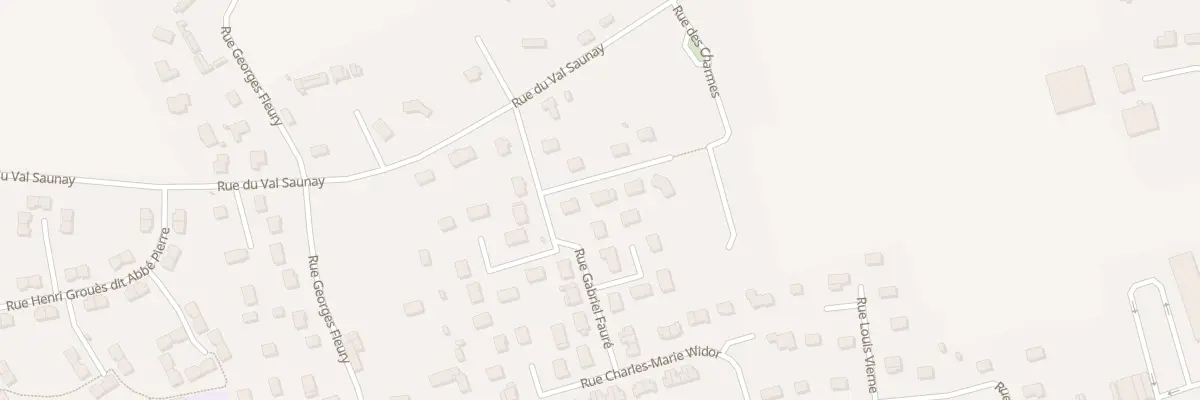 Plan du 4 Rue Camille Saint Saens à La Frénaye