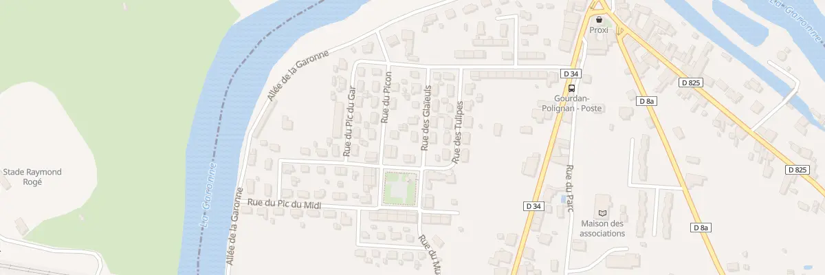 Plan du 10 Rue des Glaieuls à Gourdan-Polignan