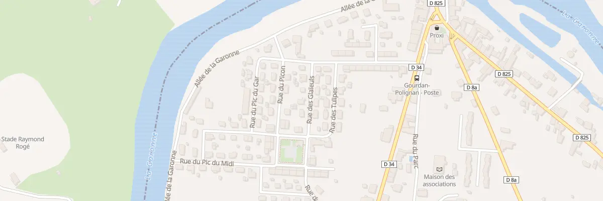 Plan du 8 Rue des Glaieuls à Gourdan-Polignan