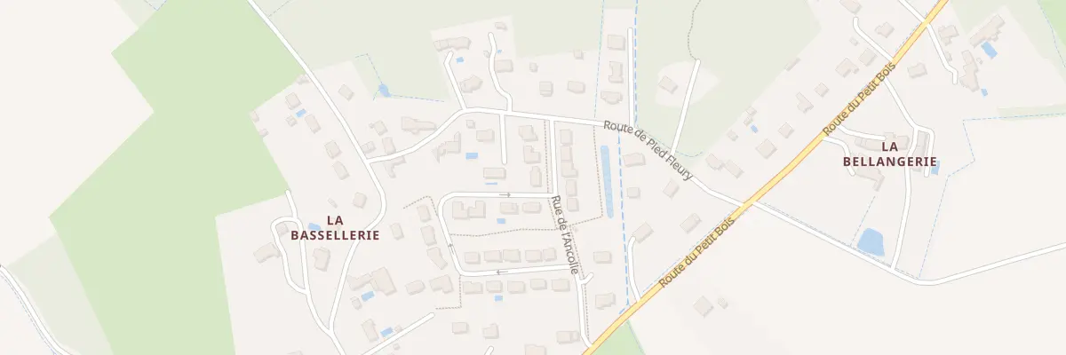 Plan du 1 Rue de l’Ancolie à Savonnières