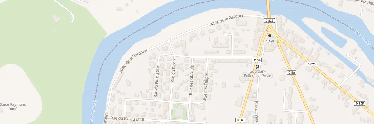 Plan du 2 Rue des Glaieuls à Gourdan-Polignan