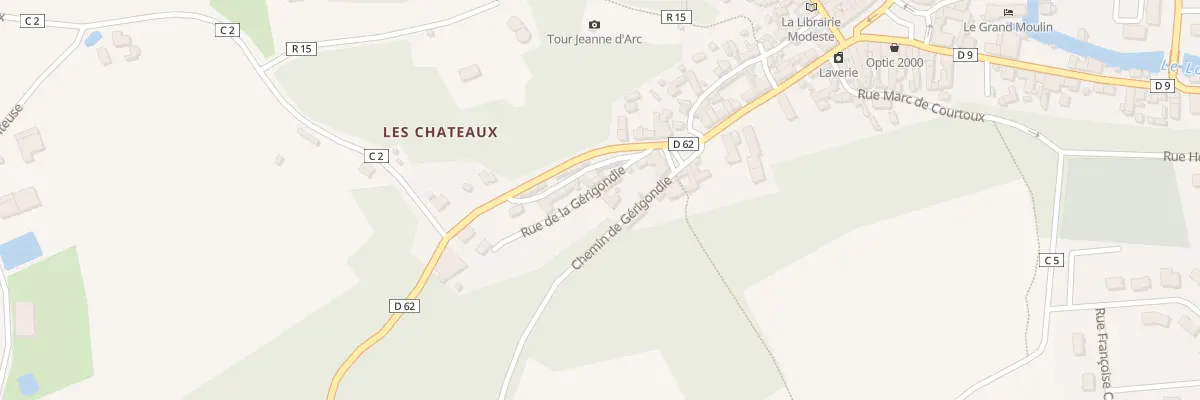 Plan du 4 Rue de la Gerigondie à La Chartre-sur-le-Loir