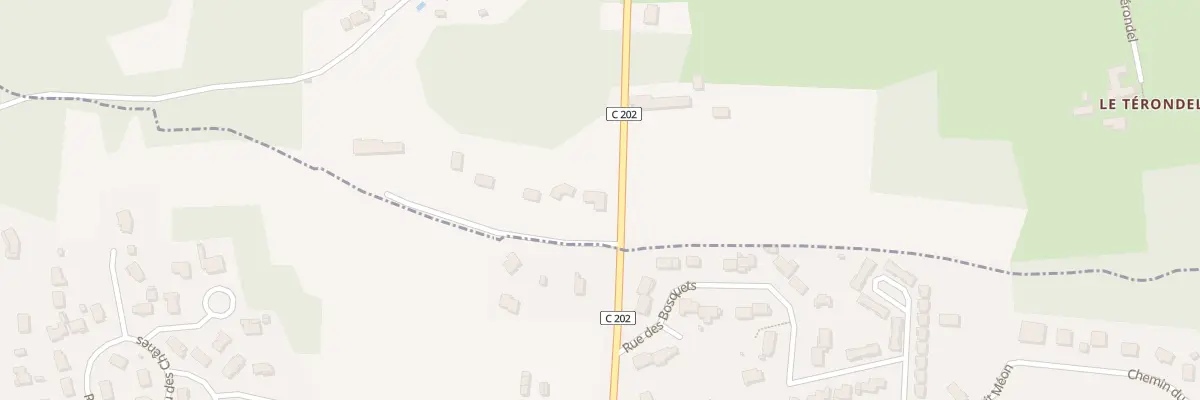 Plan du 128 Grand Champ à Saint-Sauveur