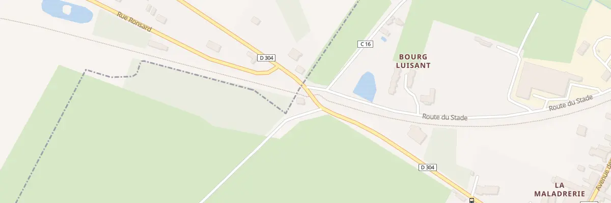 Plan du 3 Les Glerches à La Chartre-sur-le-Loir
