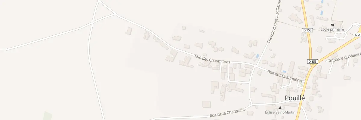 Plan du 17 Rue des Chaumières à Pouillé
