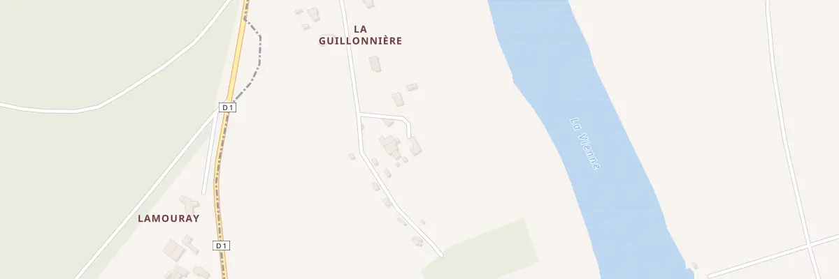 Plan du 13 La Guillonnière à Bonneuil-Matours