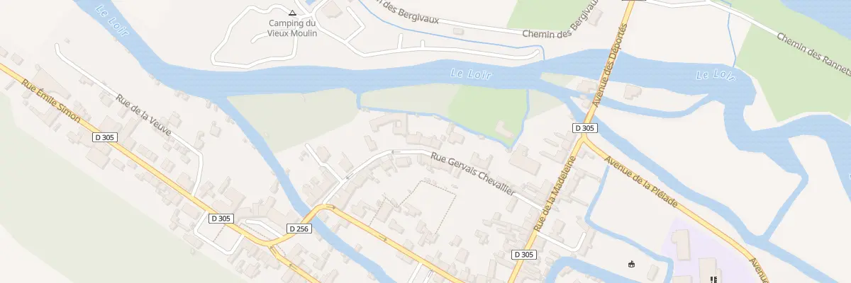 Plan du 20 Rue Gervais Chevallier à La Chartre-sur-le-Loir