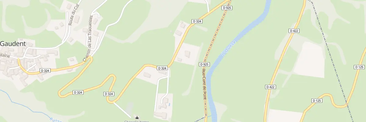 Plan du 3 Rue de la Chapelle à Gaudent