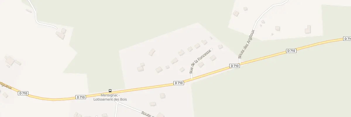 Plan du 41 Rue de la Foncesse à Mensignac
