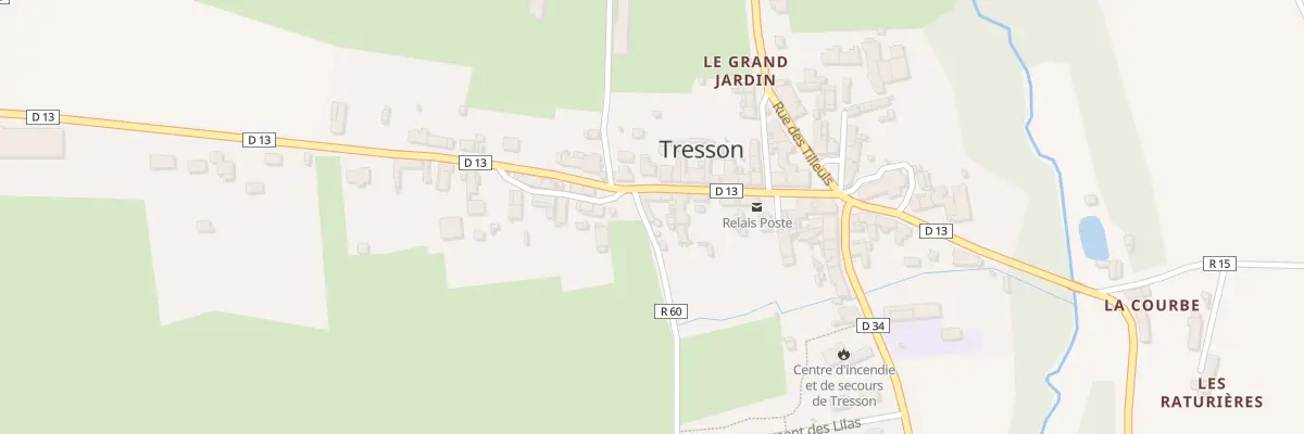 Plan du 21 Rue des Rosiers à Tresson