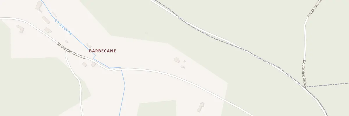 Plan du 19 Rte des Sources à Jaure
