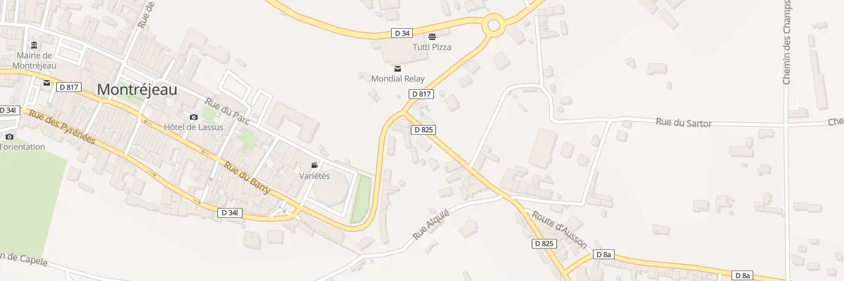 Plan du 895A Res Bella Bista à Montréjeau