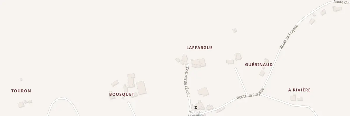 Plan du 9 Laffargue à Madaillan