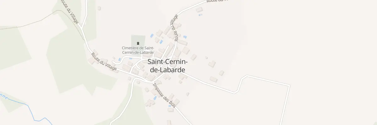 Plan du 91A Le Bourg à Saint-Cernin-de-Labarde