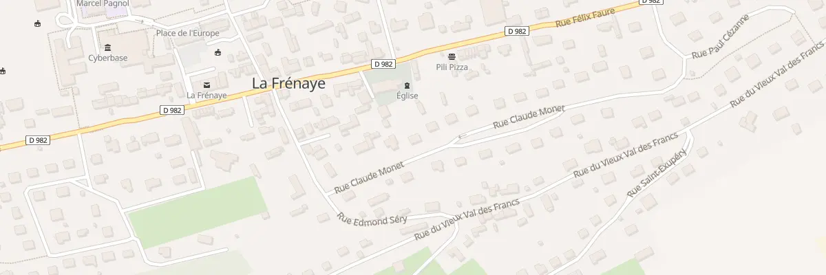 Plan du 28 Rue Claude Monet à La Frénaye