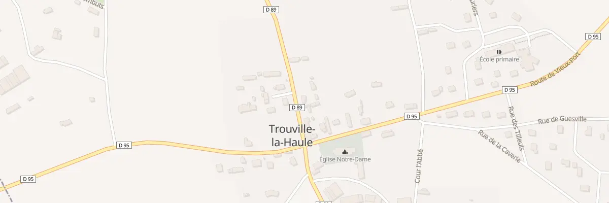 Plan du 75 Rte de Quillebeuf à Trouville-la-Haule