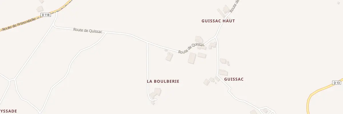 Plan du 148 La Boulbene à Laugnac