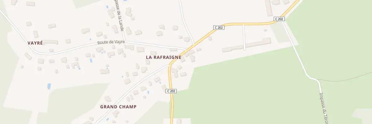 Plan du 100 La Refrenie à Saint-Sauveur