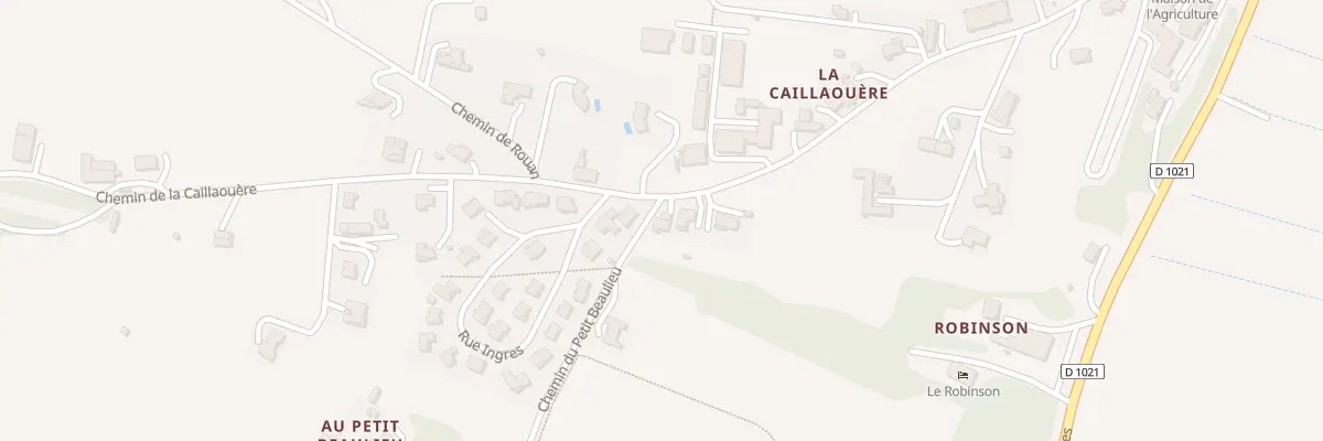 Plan du 25 Che de la Caillaouère à Auch