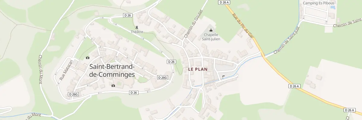 Plan du 87 Le Plan à Saint-Bertrand-de-Comminges