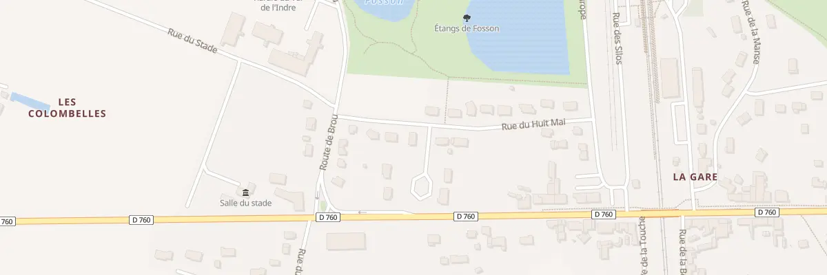Plan du 14 Rue du Huit Mai à Noyant-de-Touraine