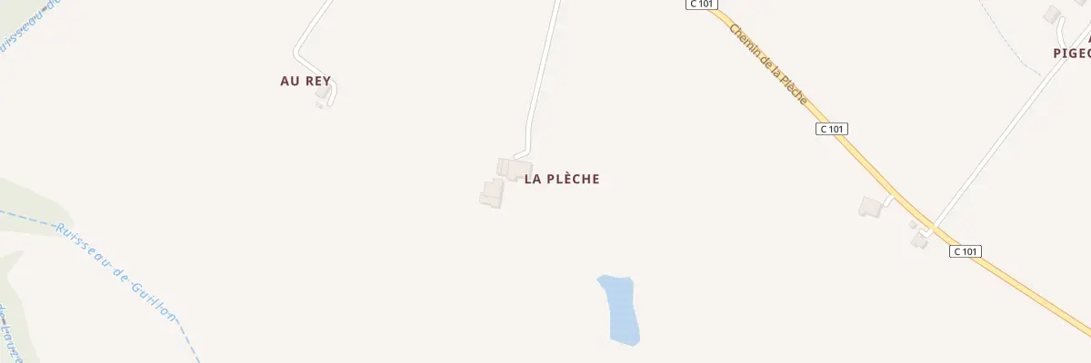 Plan du 1405 Chem de la Pleche à Sainte-Radegonde