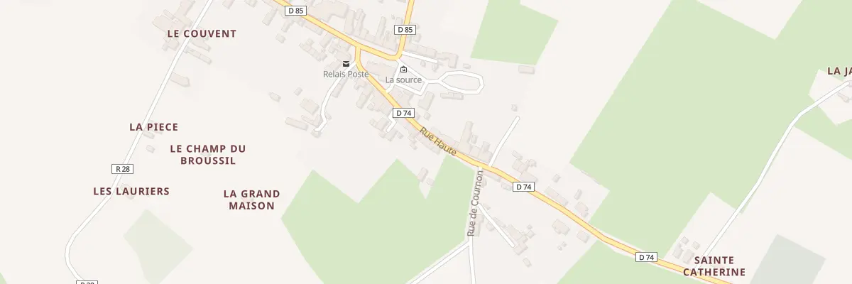 Plan du 12 Rue Haute à Saint-Michel-de-Chavaignes