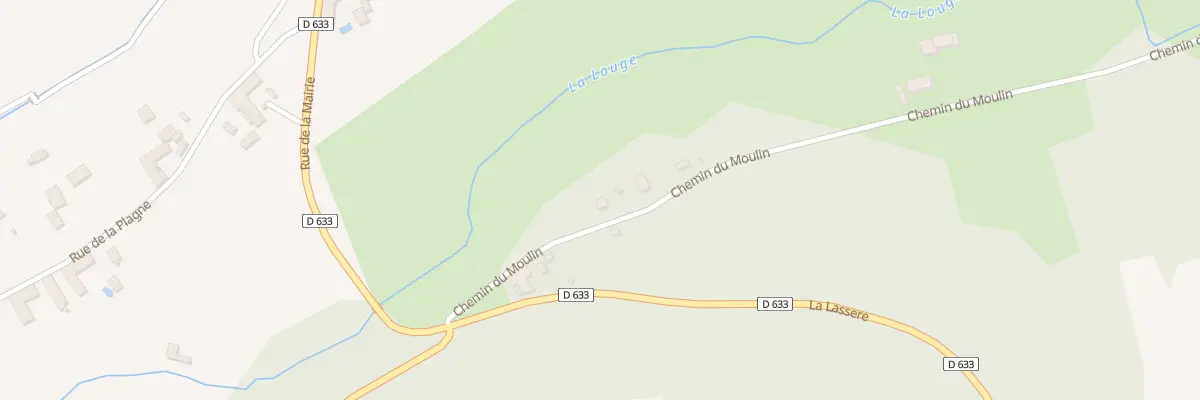 Plan du 3 Chem du Moulin à Loudet