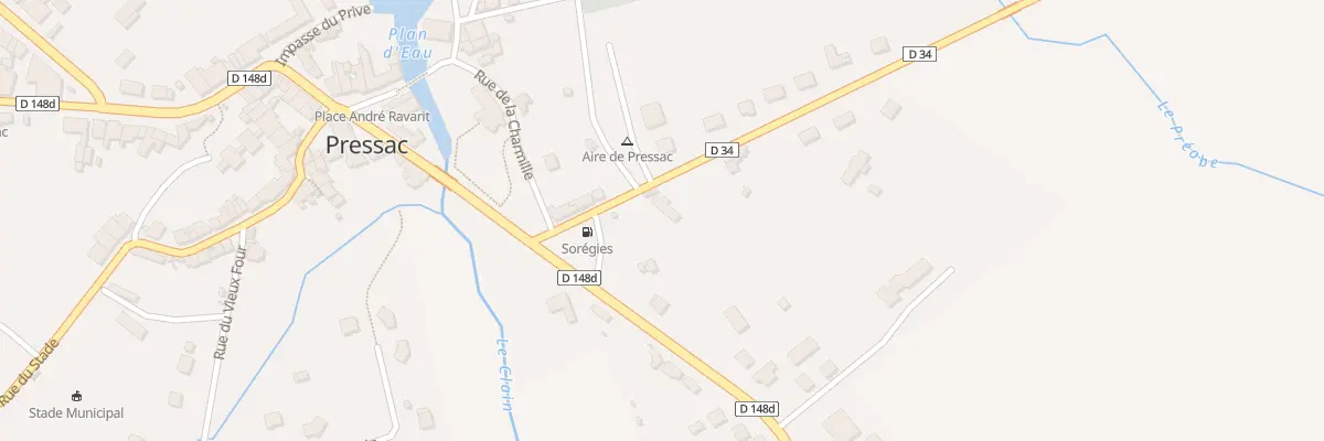 Plan du 2 Rue du Soleil Levant à Pressac