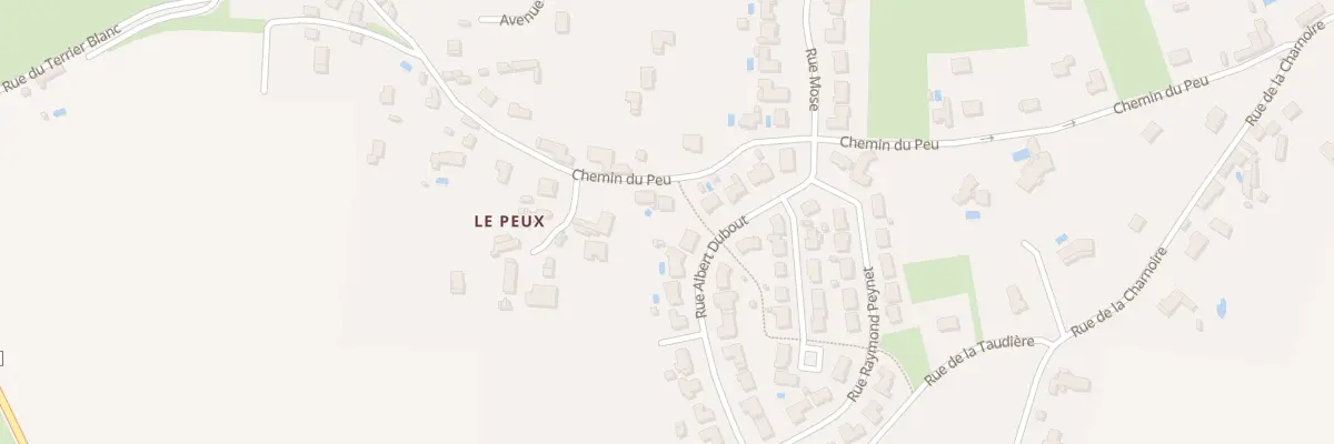 Plan du 62 Che du Peu à Châtellerault