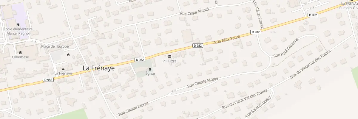 Plan du 5001 Rue Félix Faure à La Frénaye
