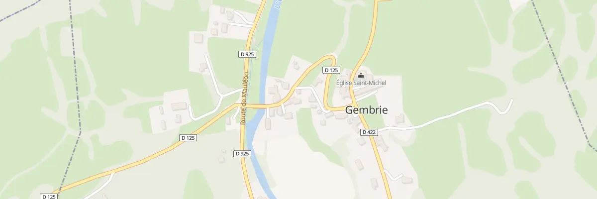 Plan du 50 Rue du General Degaulle à Gembrie