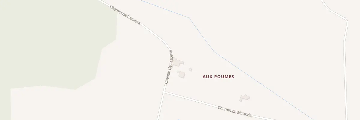 Plan du 5038 Aux Poumes à Ornézan
