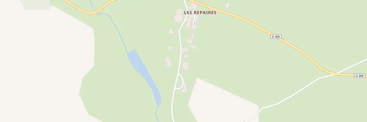 Plan du 8 Les Repaires à Alloue
