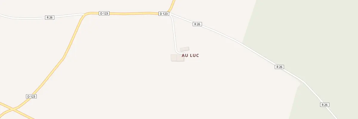 Plan du 584 Rte de Sainte-Radegonde à Réjaumont