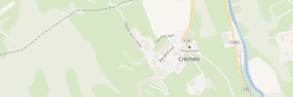 Plan du 5002 Le Village à Créchets