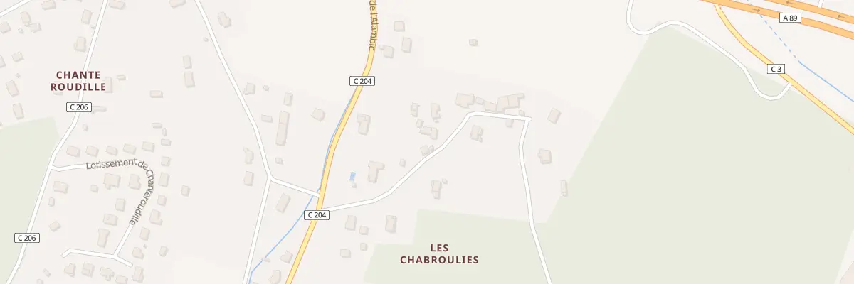 Plan du 5 Rte des Chabroulies Hautes à Montrem
