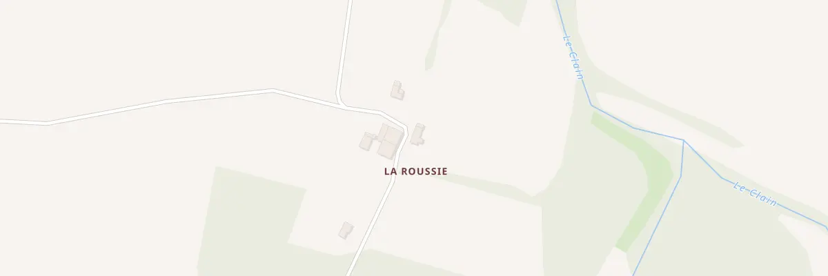 Plan du 2 La Roussie à Charras