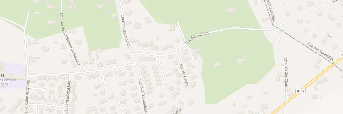 Plan du 8 Rue des Sallières à Montréjeau