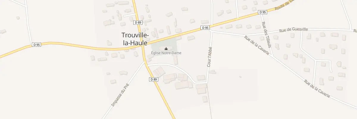 Plan du 1B Pl de l’Eglise à Trouville-la-Haule