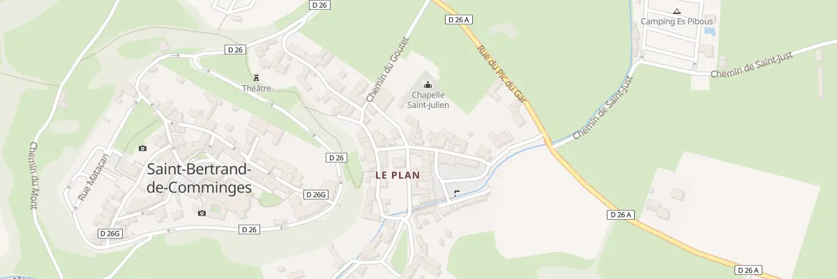 Plan du 191 Le Plan à Saint-Bertrand-de-Comminges