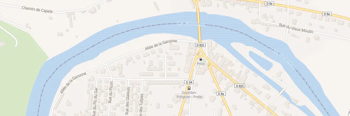 Plan du 1 Rue des Violettes à Gourdan-Polignan