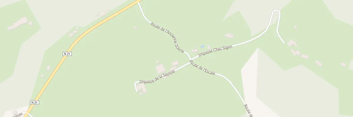 Plan du 40 Imp de la Seyssie à Campsegret