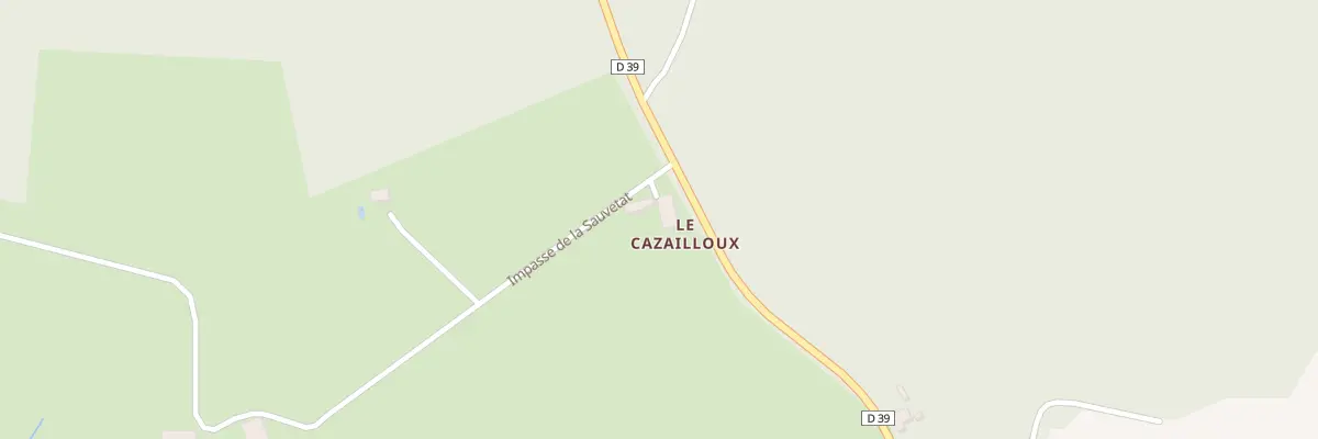 Plan du 139 Le Cazailloux à Douville