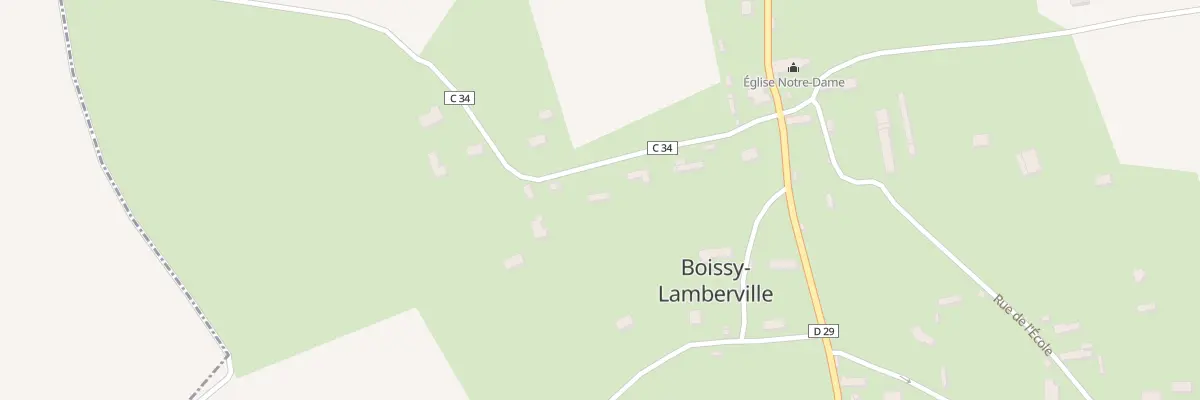 Plan du 3 Village de Boissy à Boissy-Lamberville