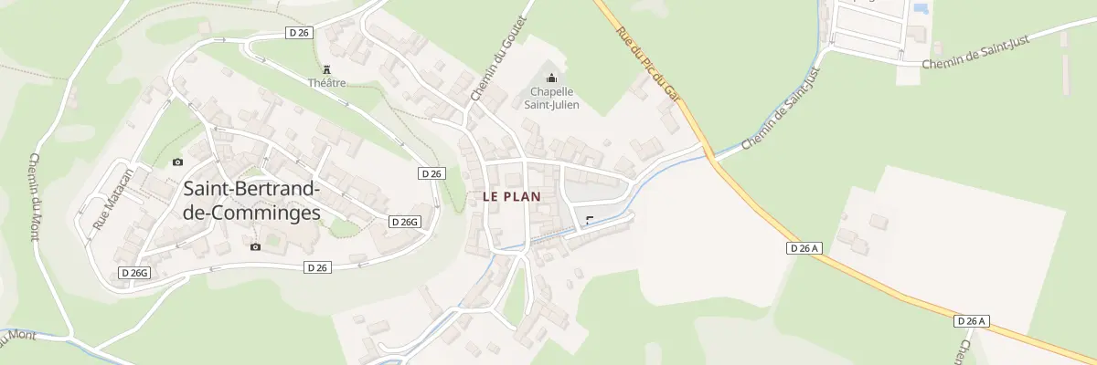 Plan du 162 Le Plan à Saint-Bertrand-de-Comminges